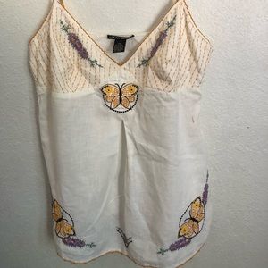 Super cute white summer top
